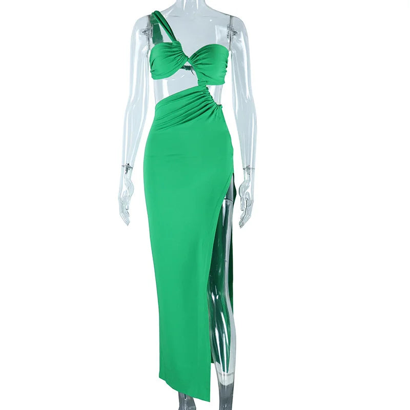 One-Shoulder Cutout Maxi Dress | The Wilder Side