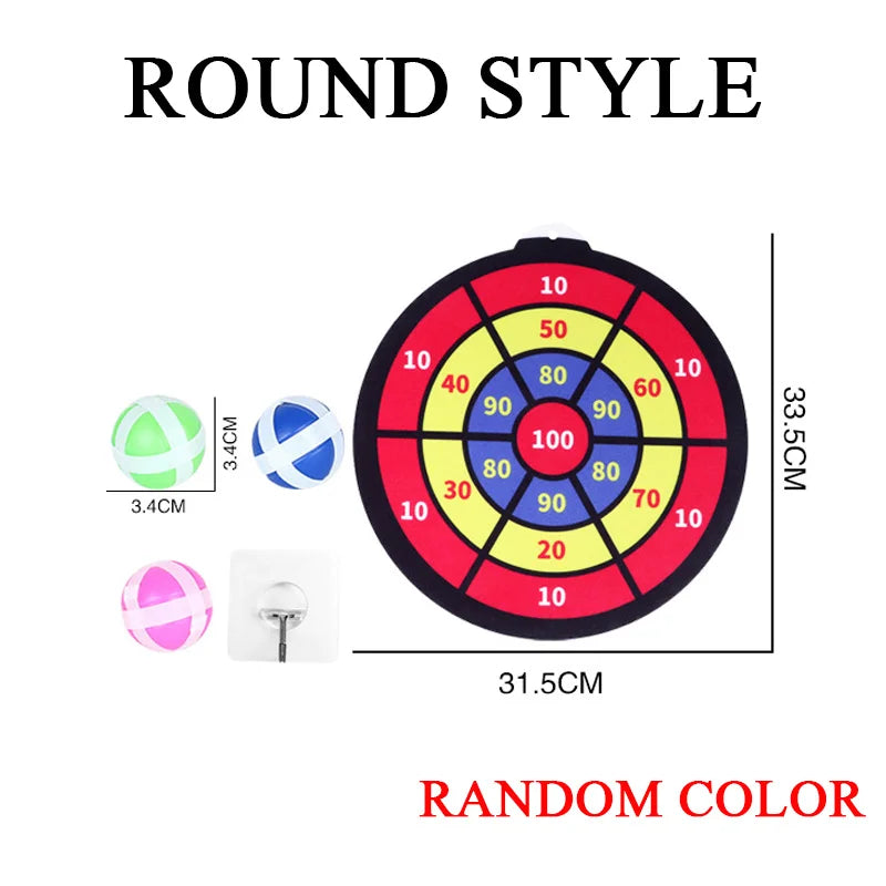 Montessori Dart Board Target Sports Game Toys For Children 4 To 6 Years Old Outdoor Toy Child Indoor Girls Sticky Ball Boys Gift