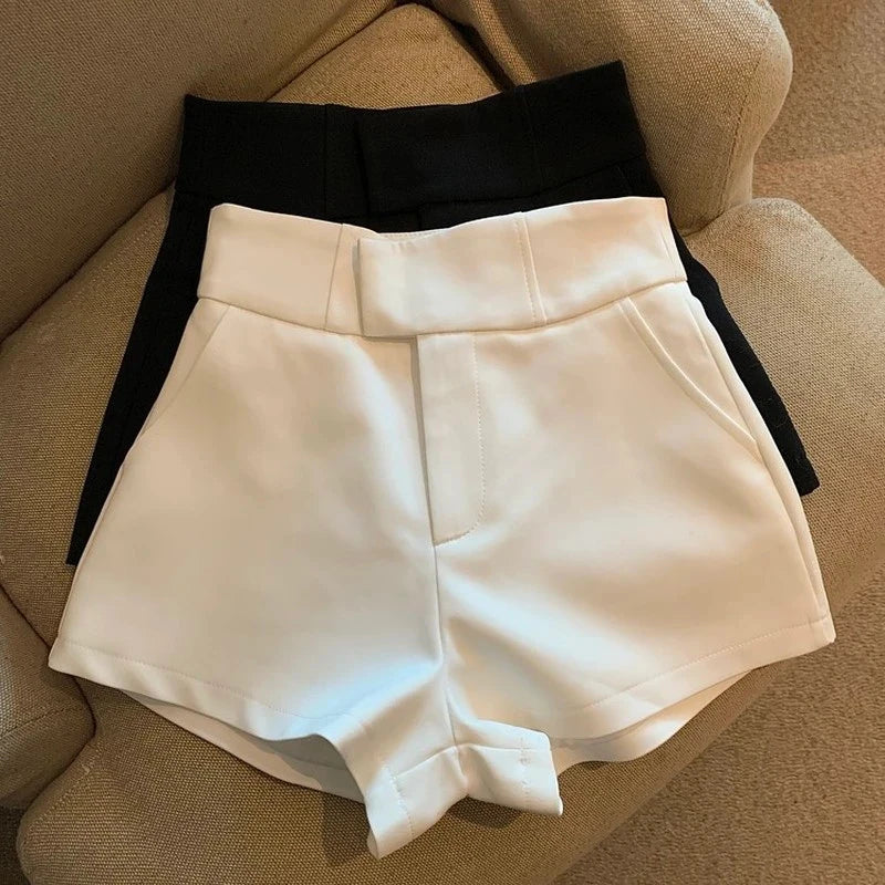 High-Waist Sequin Shorts