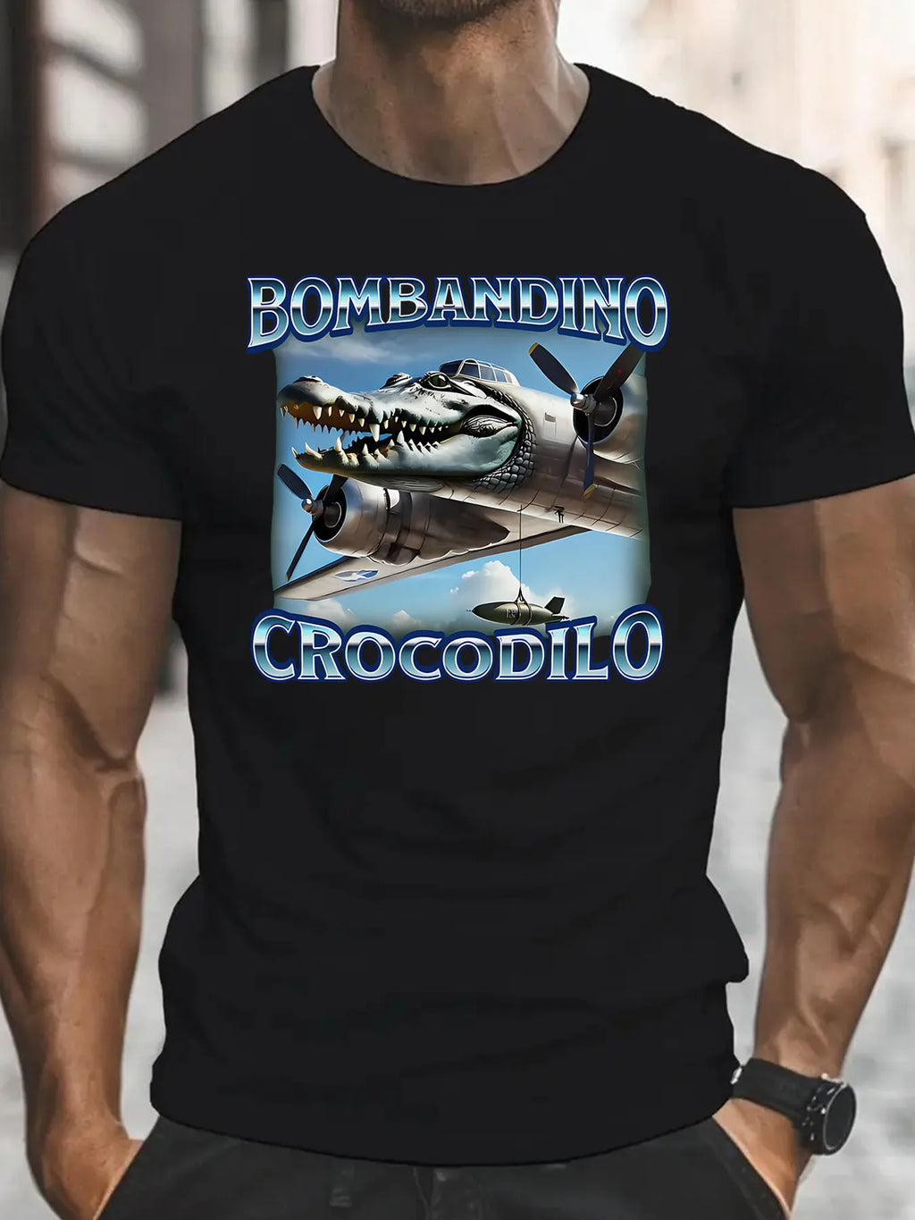 Bombardino Crocodilo Funny Brain Puffs T-shirts T-shirts Italian Brain Puffs Crocodile T-shirts Trendy T-shirts Women's tops