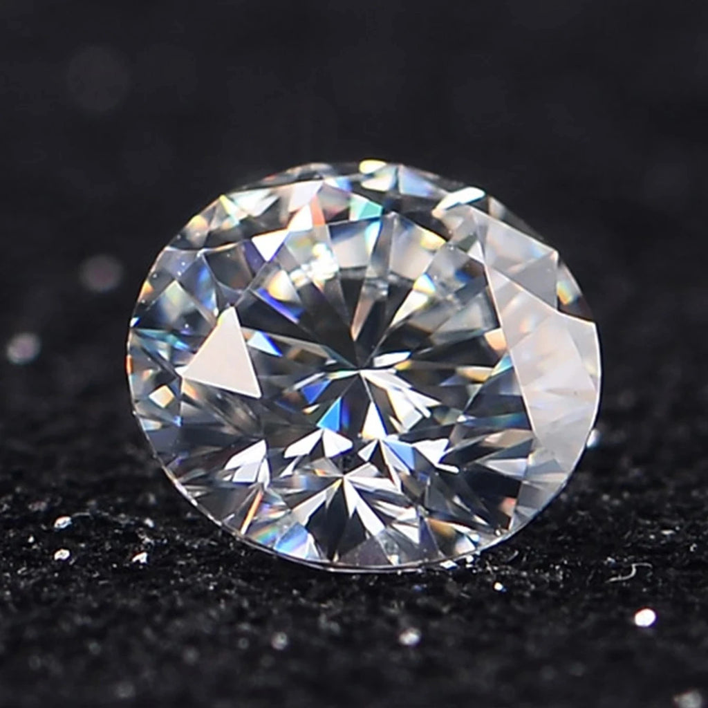IsRabbit Real Moissanite Round Brilliant Cut 6.5MM 1CT VVS1 D Color 100% Diamond Tested Loose Gemstones Fine Jewelry Wholesale