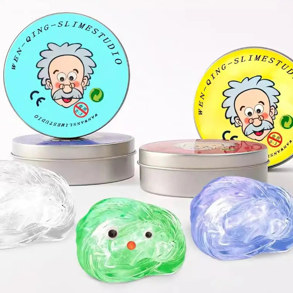 Colorful Non-Newtonian Liquid Decompression Toys Transparent Elastic Modeling Compound Non-Toxic Creative Crafts
