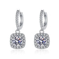 SEMNI 1.0/2.0/4.0/6.0ct Moissanite Diamond Drop Earrings for Women Ruby Sapphire Emerald Wedding Jewelry 925 Sterling Silver