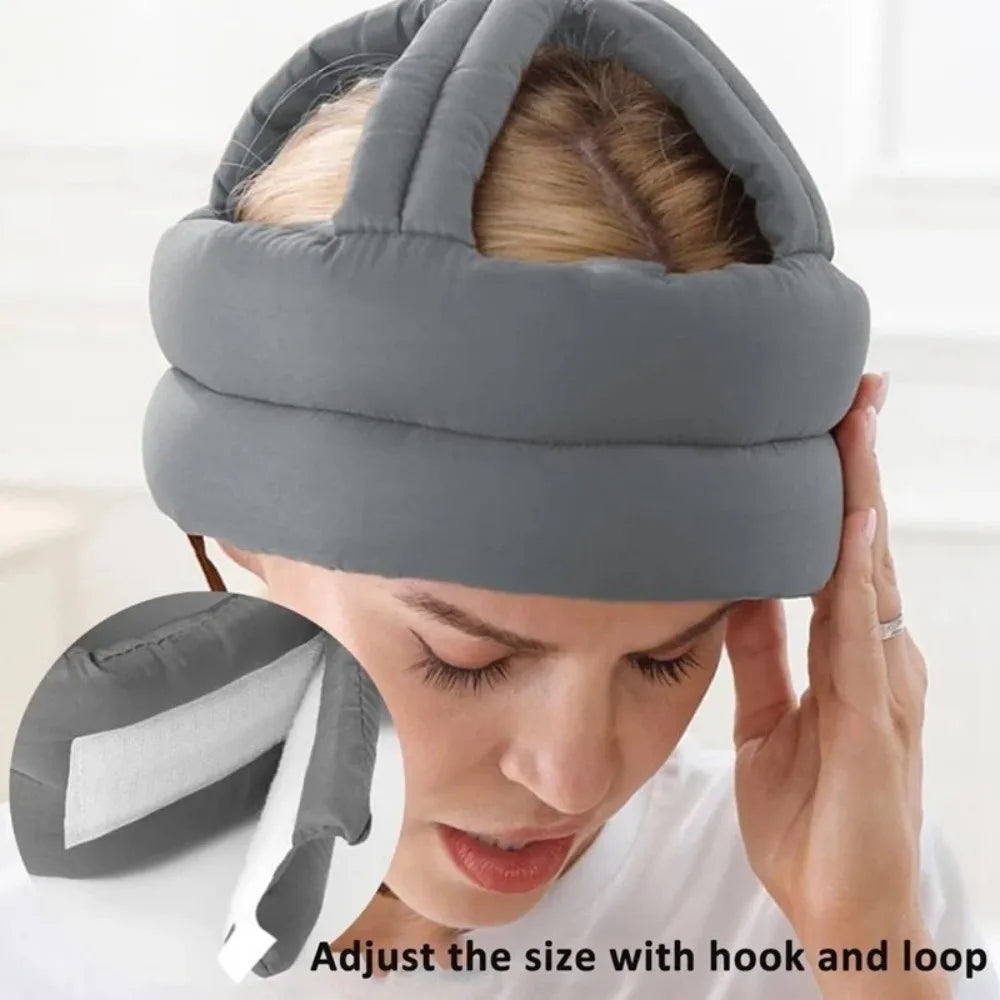 Adjustable Padded Headwear for Adults, With or Without Ear Flaps