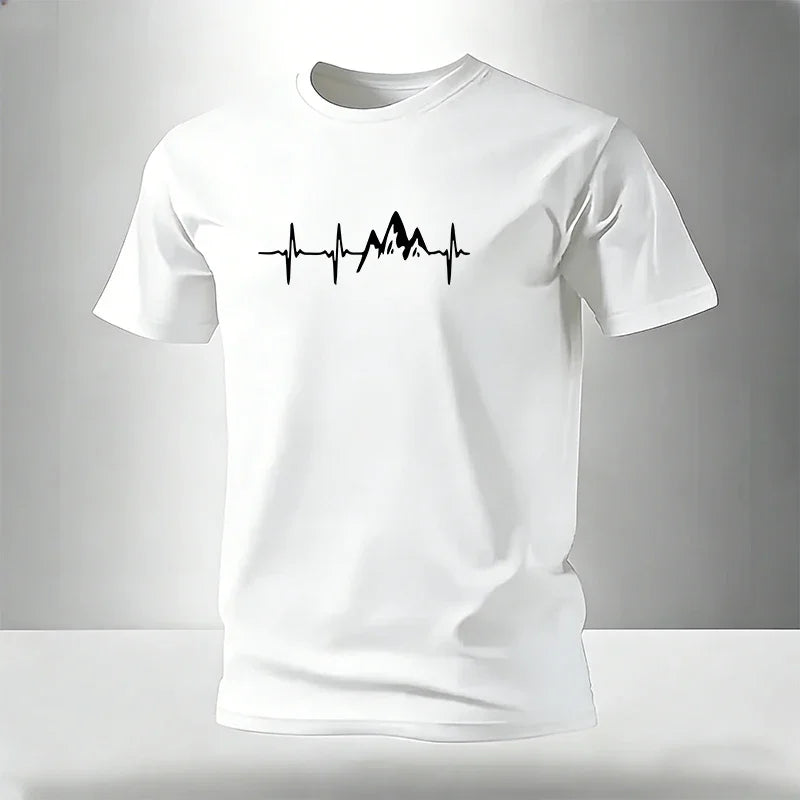 Men's Cotton Casual Sport Tee — O-Neck Short Sleeve Lightweight | Gym Jogging Outdoor | Summer | S–XXXL