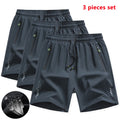 Men's Quick-Dry Athletic Shorts | 3-Pack | Gym, Running & Casual Wear