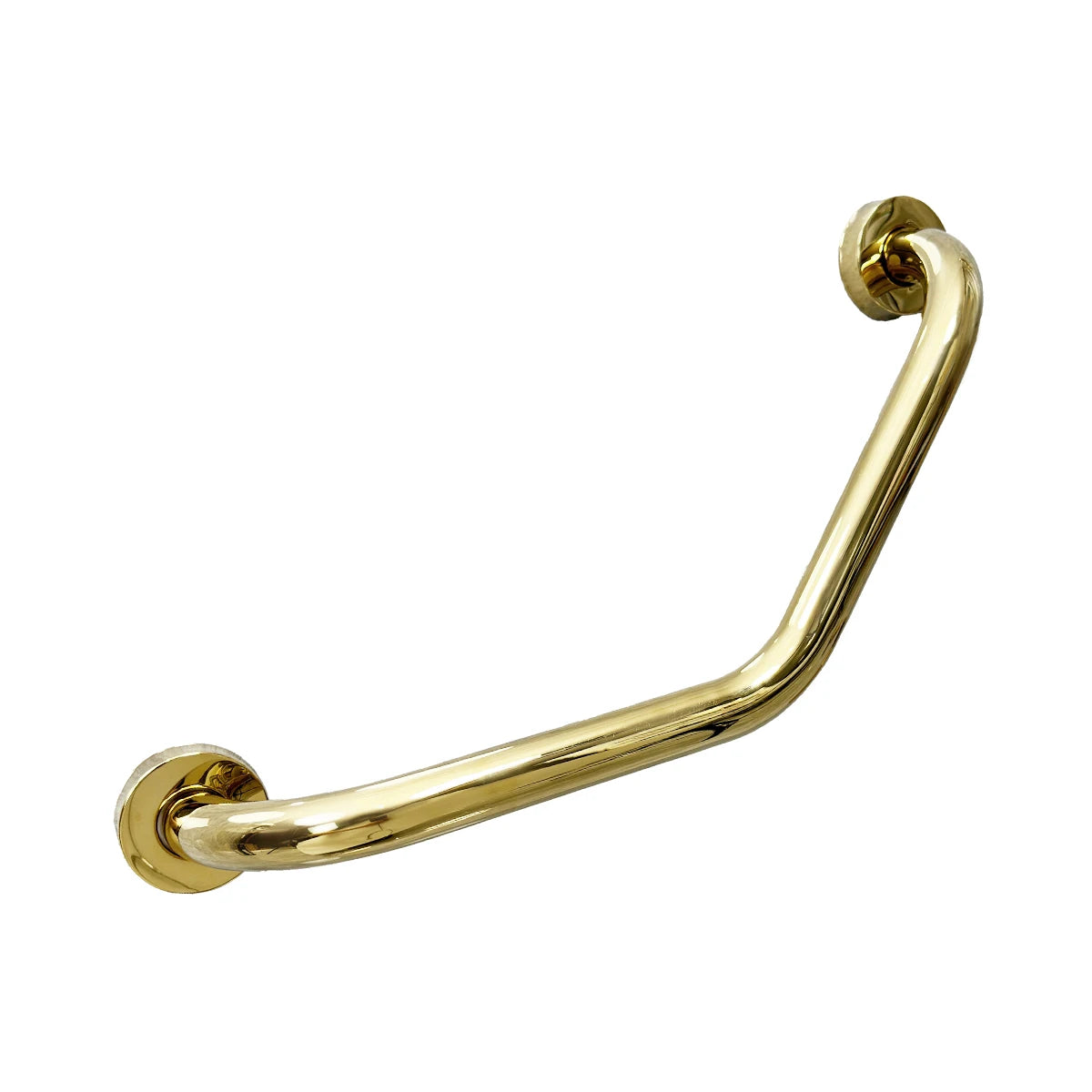 Golden Stainless Steel Grab Bars for Elderly, Thickened Non-Slip Bathroom Safety Grab Bars, Barrier-Free Toilet Grab Bars, Drilled Installation, Strong Load-Bearing