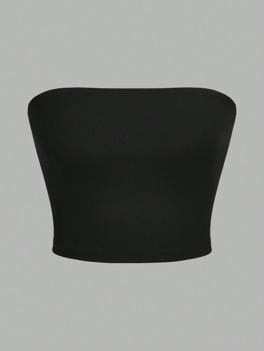 Strapless Knit Crop Top