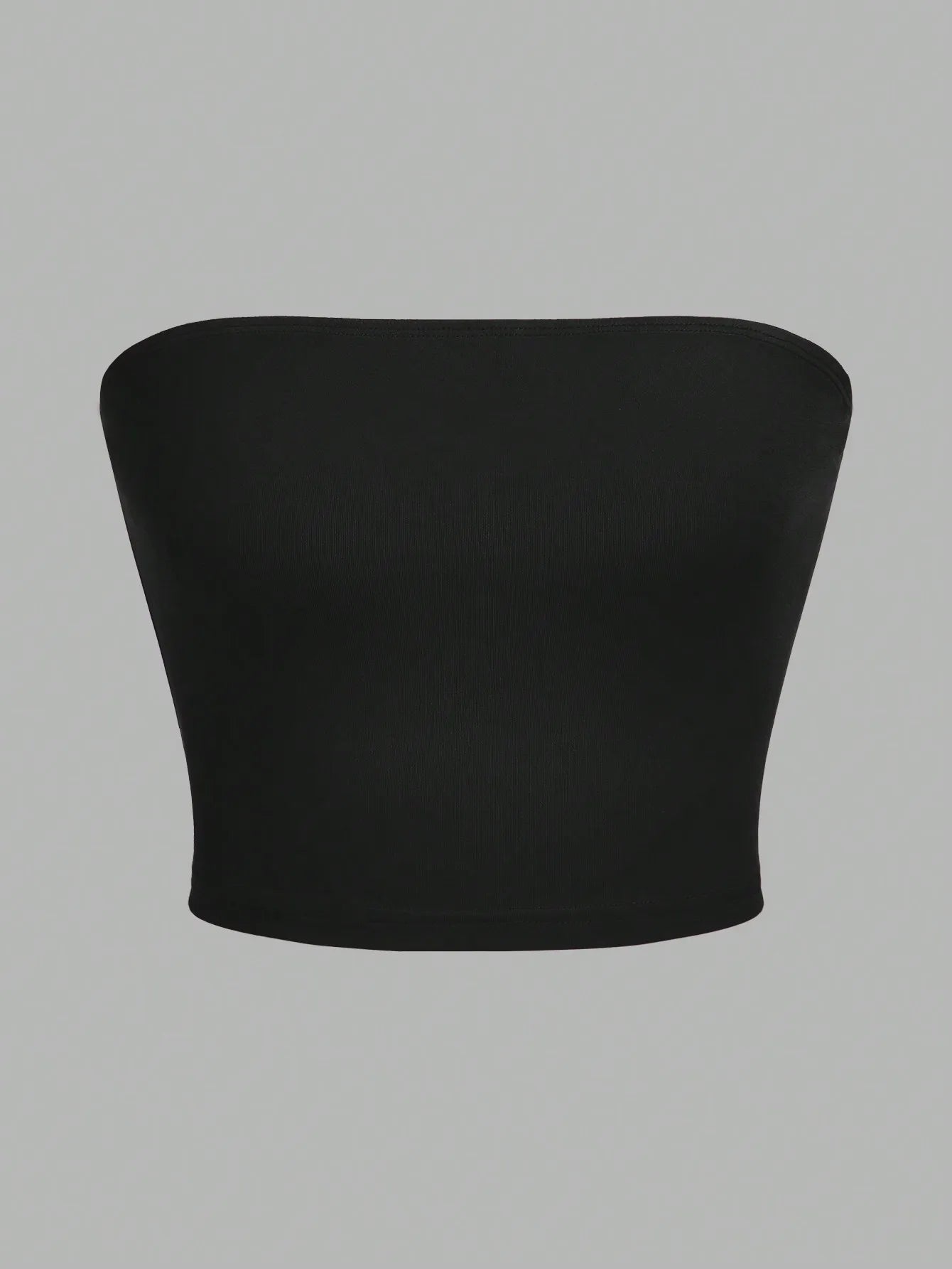 Strapless Knit Crop Top
