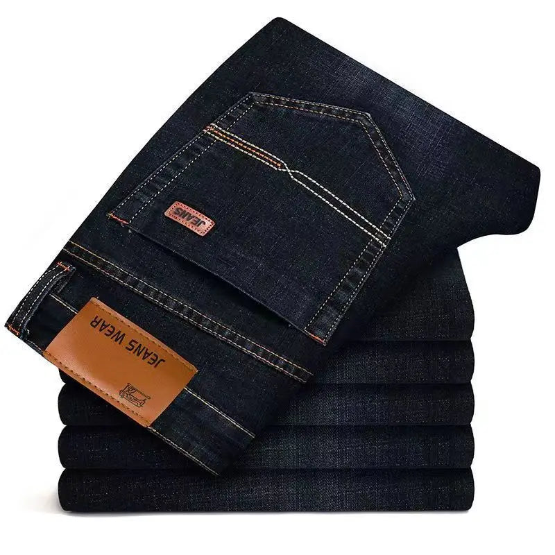 Men's Classic Slim-Fit Stretch Denim Jeans