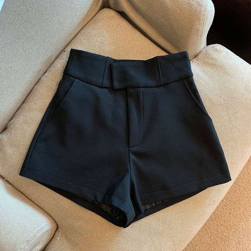 High-Waist Sequin Shorts