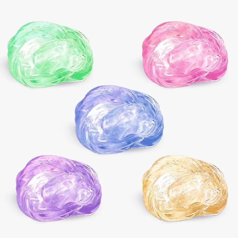 Colorful Non-Newtonian Liquid Decompression Toys Transparent Elastic Modeling Compound Non-Toxic Creative Crafts