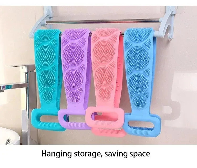 Long Back Scrubber Belt for Shower, 60 cm