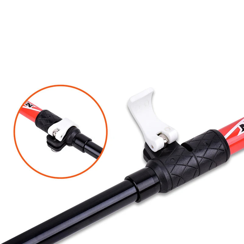 Folding Aluminum Alloy Hiking Cane Five Section Ultra Light Telescopic Outdoor Ultra Short Off-road Running Cane