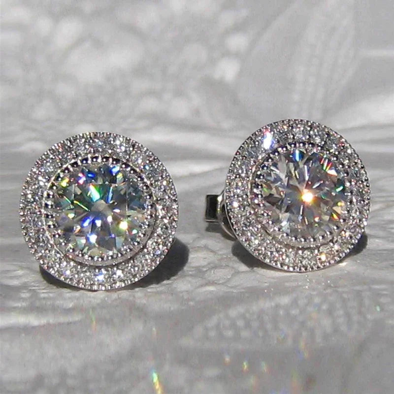 Dainty Cubic Zirconia Stud Earrings – 19 Styles