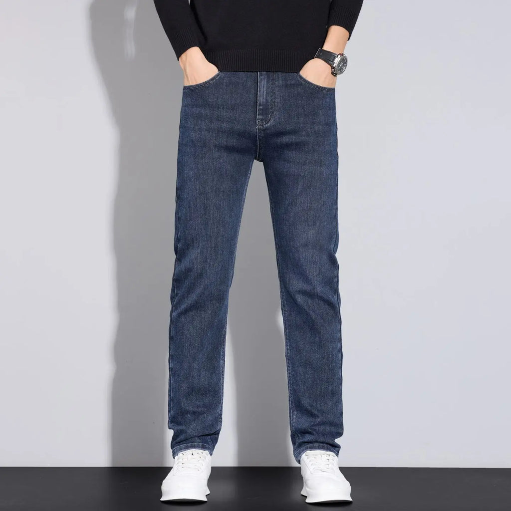Men's Classic Slim-Fit Stretch Denim Jeans