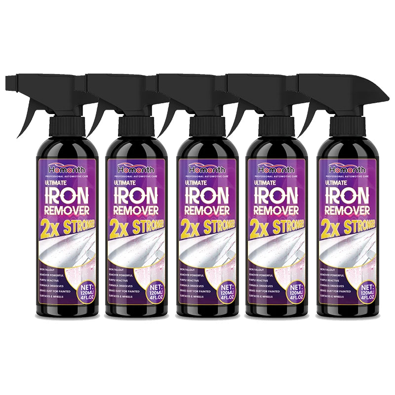 Large Capacity Powerful Car Rust Remover Spray - Exhaust/Wheel Care, Metal Powder Remover.