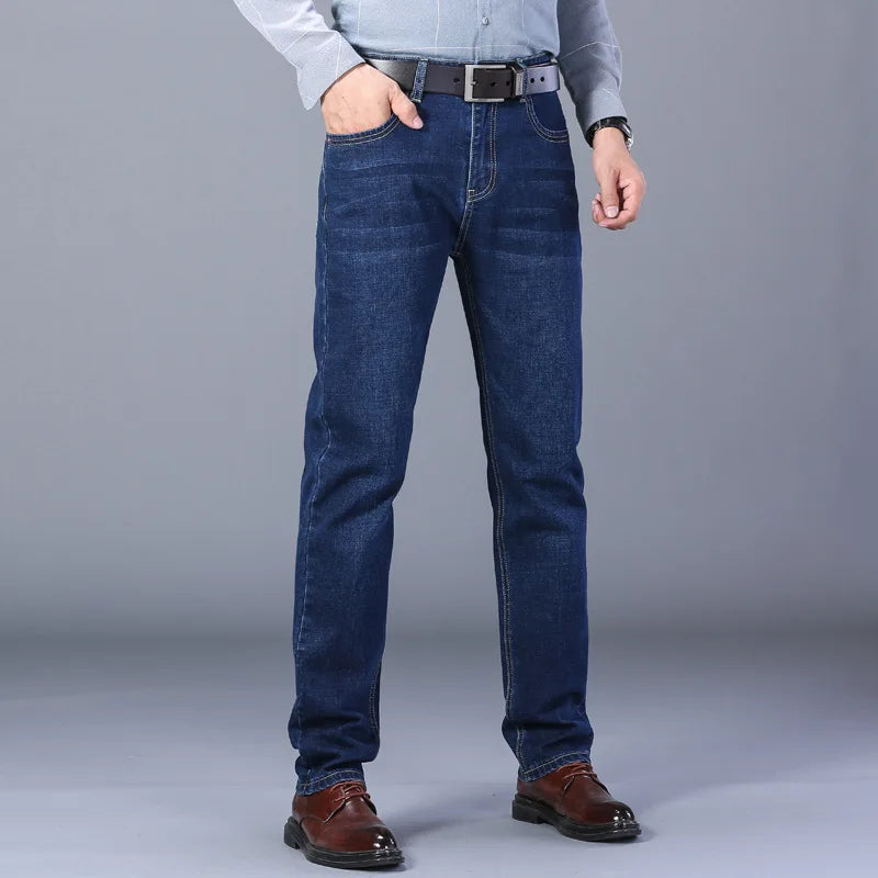 Men's Classic Slim-Fit Stretch Denim Jeans