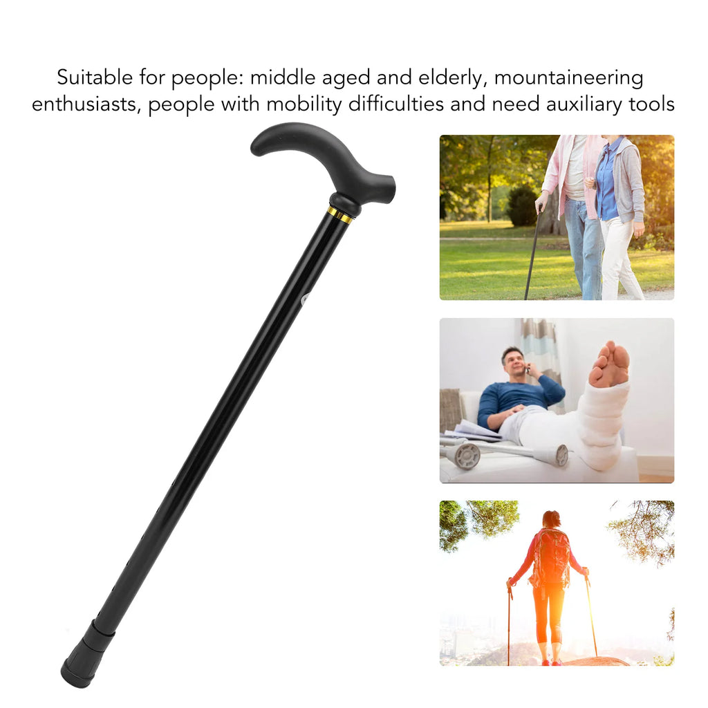 Walking Cane Elder Cane Stickmen Adjustable Folding Canes Collapsible Senior Sticks Elder Crutches for Mothers Elder Fathers