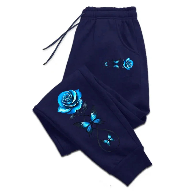 Women's Drawstring Sweatpants — Elastic Waist Jogger Trousers | Casual Sports Outdoor | 4 Colors | S–XXXL