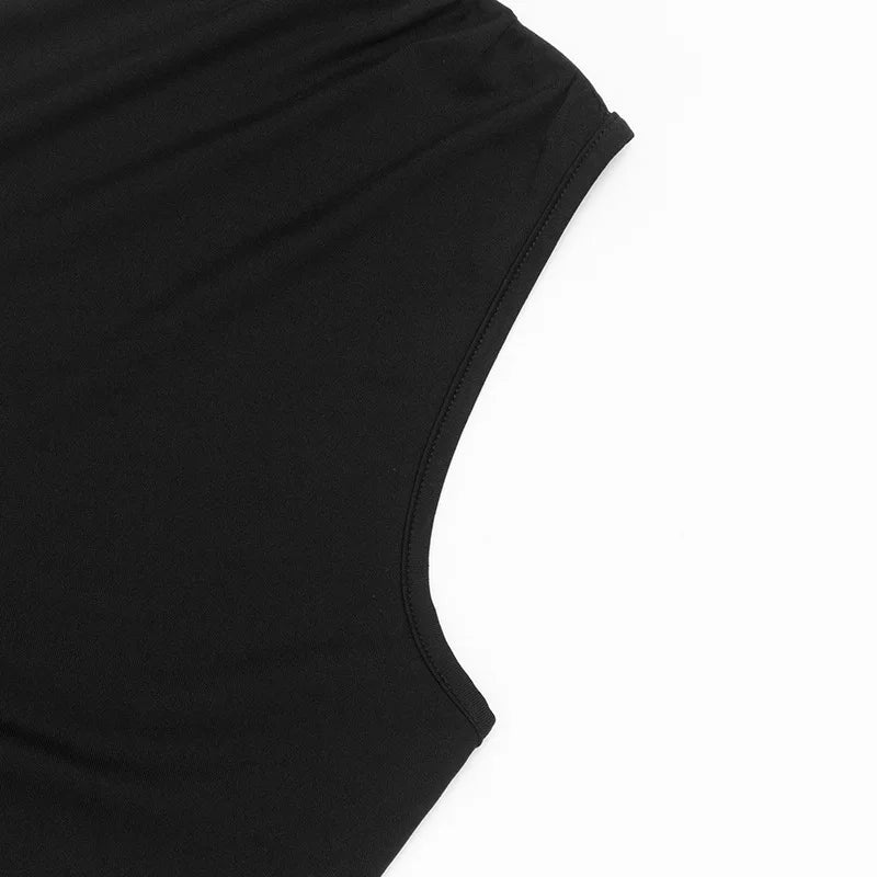 Off-Shoulder Sheer Backless Floor-Length Dress
