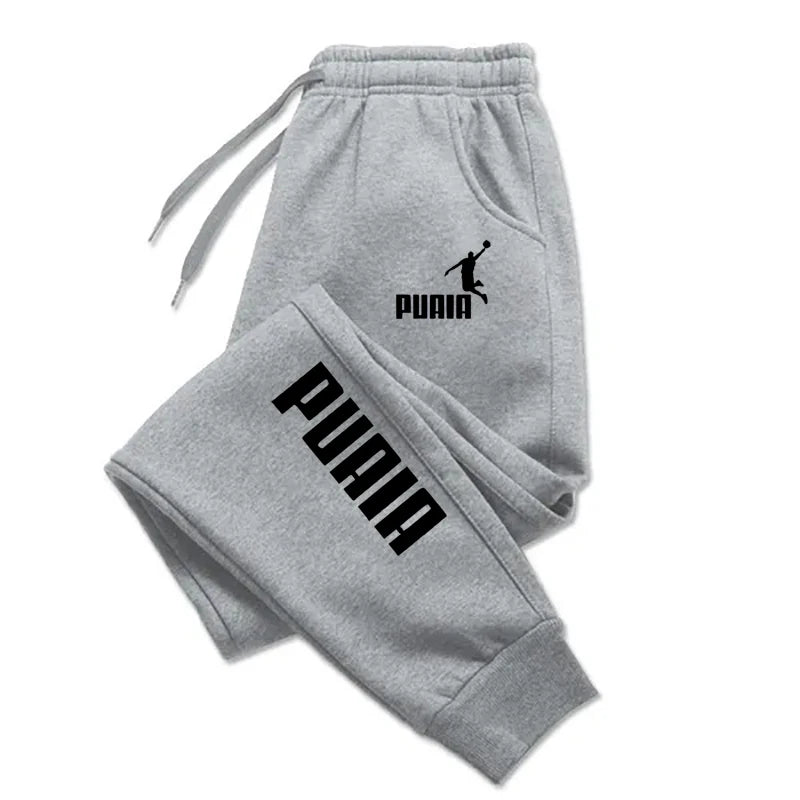 Men's Print Jogger Sweatpants — Loose Drawstring Ankle-Length | Harajuku Streetwear | Sport Fitness | All Season