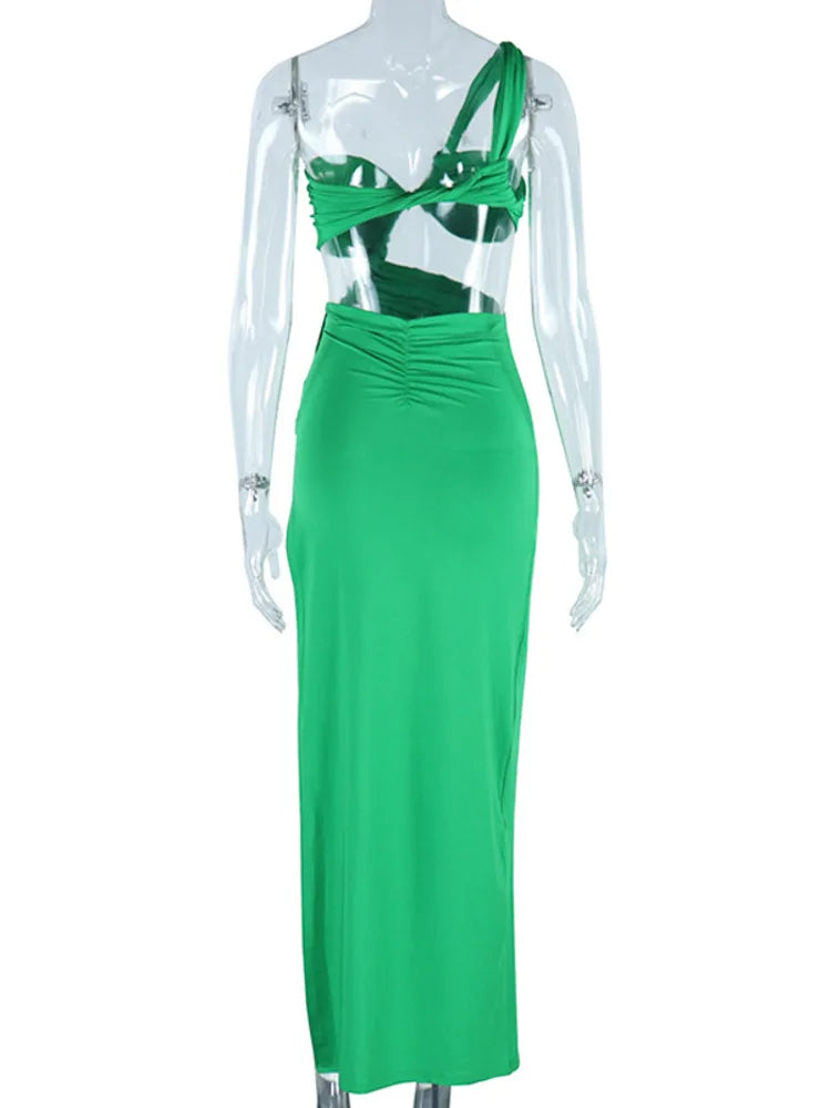 One-Shoulder Cutout Maxi Dress | The Wilder Side