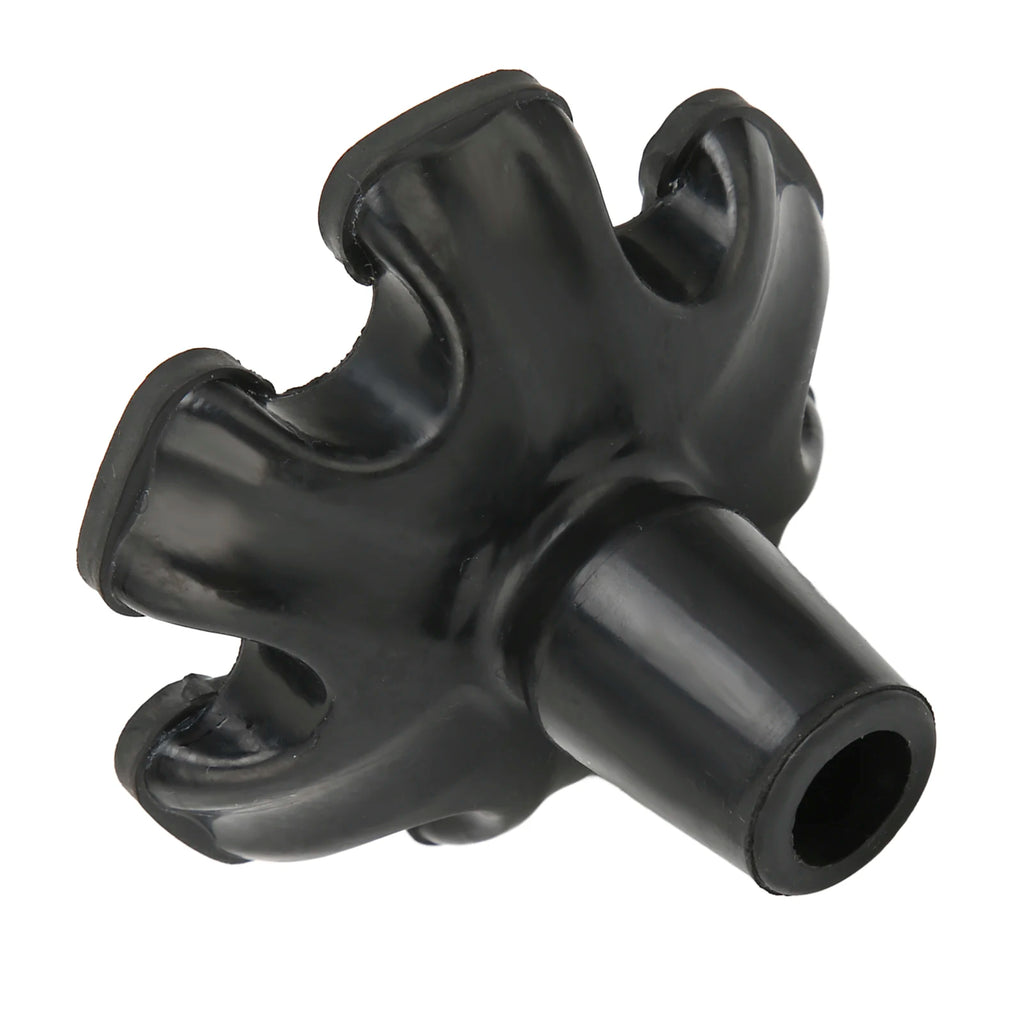 Cane Tips Cane Tips 6 Pillar Design Nonslip Rubber 19mm Crutch Tips with for Walking Stick Shooting Stick Rubber Tips for Canes