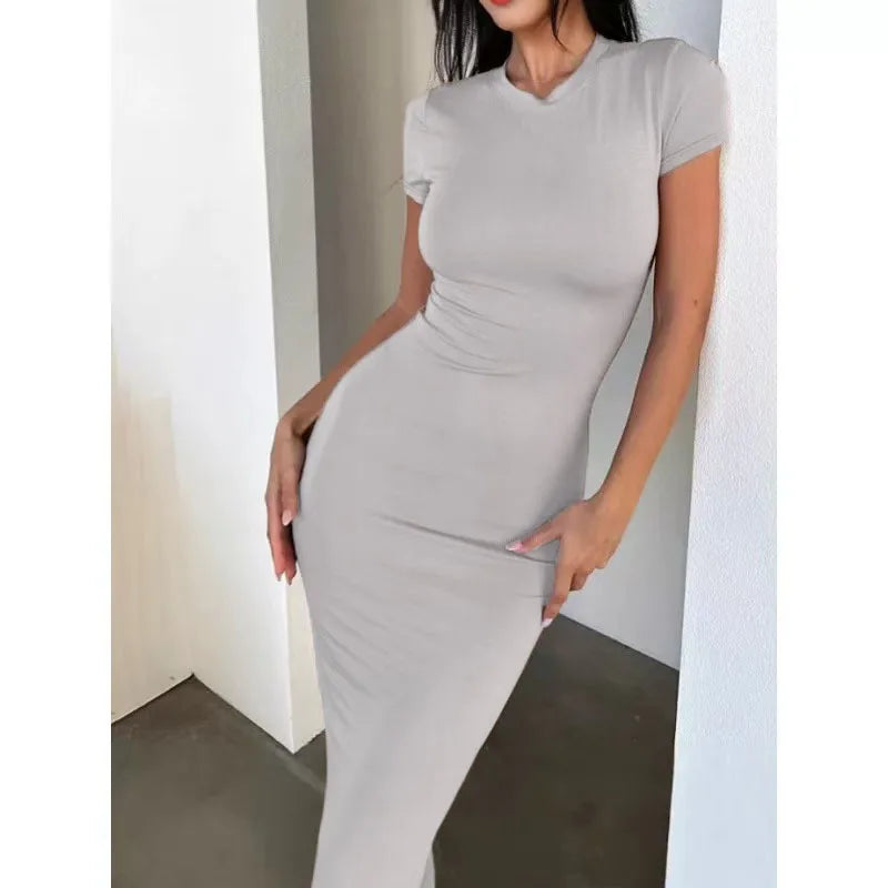 Women's Slim Mermaid Maxi Dress – Elegant Floor-Length Party & Evening Dress