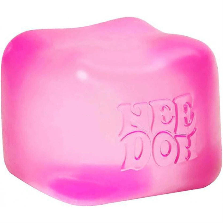 Trending Nee Doh Jellyfish & Cube Squish Toy, Soft Jelly Squeeze Stress Relief Fidget Toy, Sensory NeeDoh for Kids & Adults New