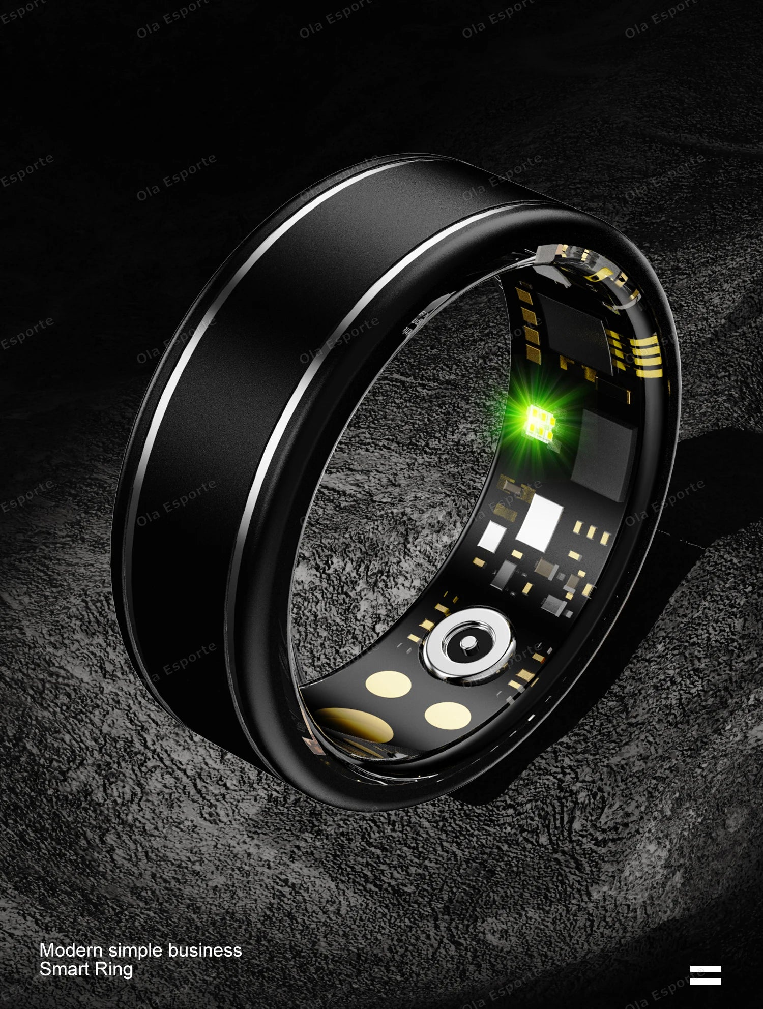 New Blood Pressure Sleep Health Monitor Smart Ring Sport Remote Camera smartring IP68 Waterproof Care for family Rings Men Women