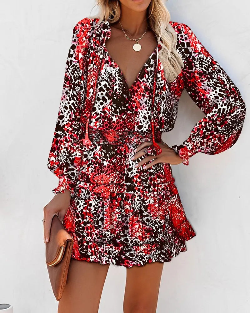 Long-Sleeve Ruffle Mini Dress | The Wilder Side
