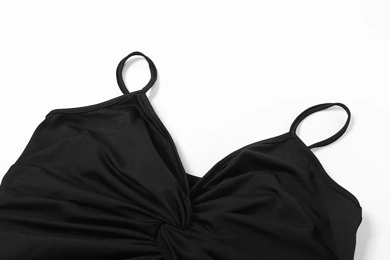 Backless Spaghetti-Strap Bodycon Mini Dress | The Wilder Side