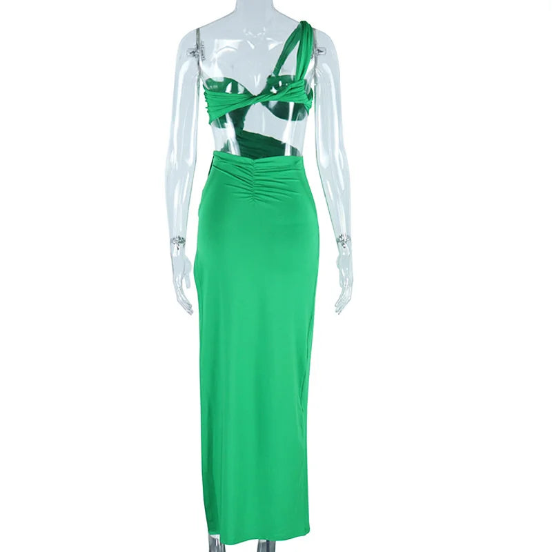 One-Shoulder Cutout Maxi Dress | The Wilder Side