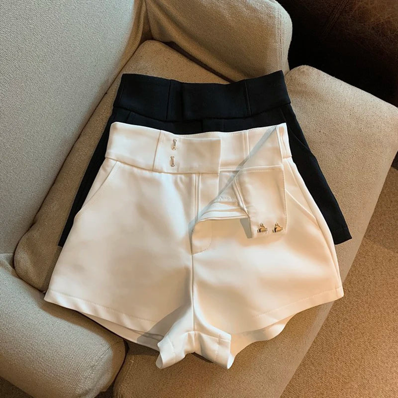 High-Waist Sequin Shorts