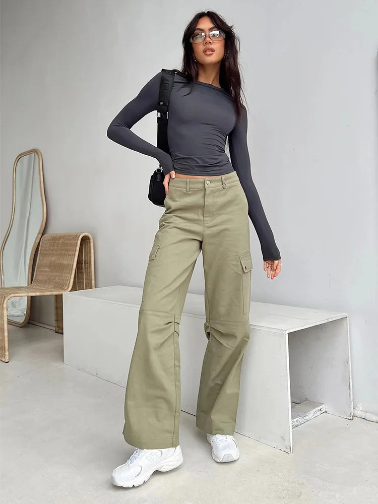 Women's Long Sleeve Slim Fit T-Shirt – Soft Stretch Casual Pullover Top