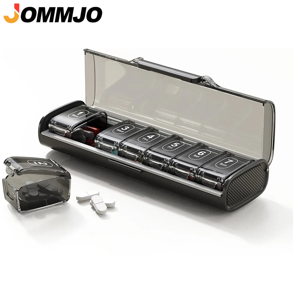 1PCS Pill Organizer Large, Weekly Pill Organizer Pill Box
