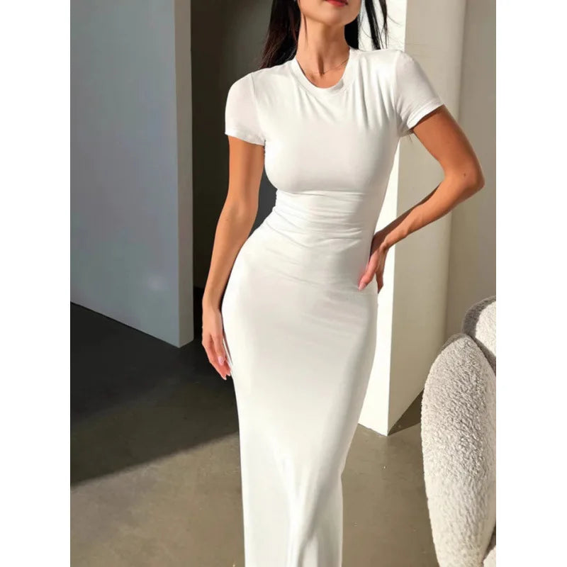 Women's Slim Mermaid Maxi Dress – Elegant Floor-Length Party & Evening Dress