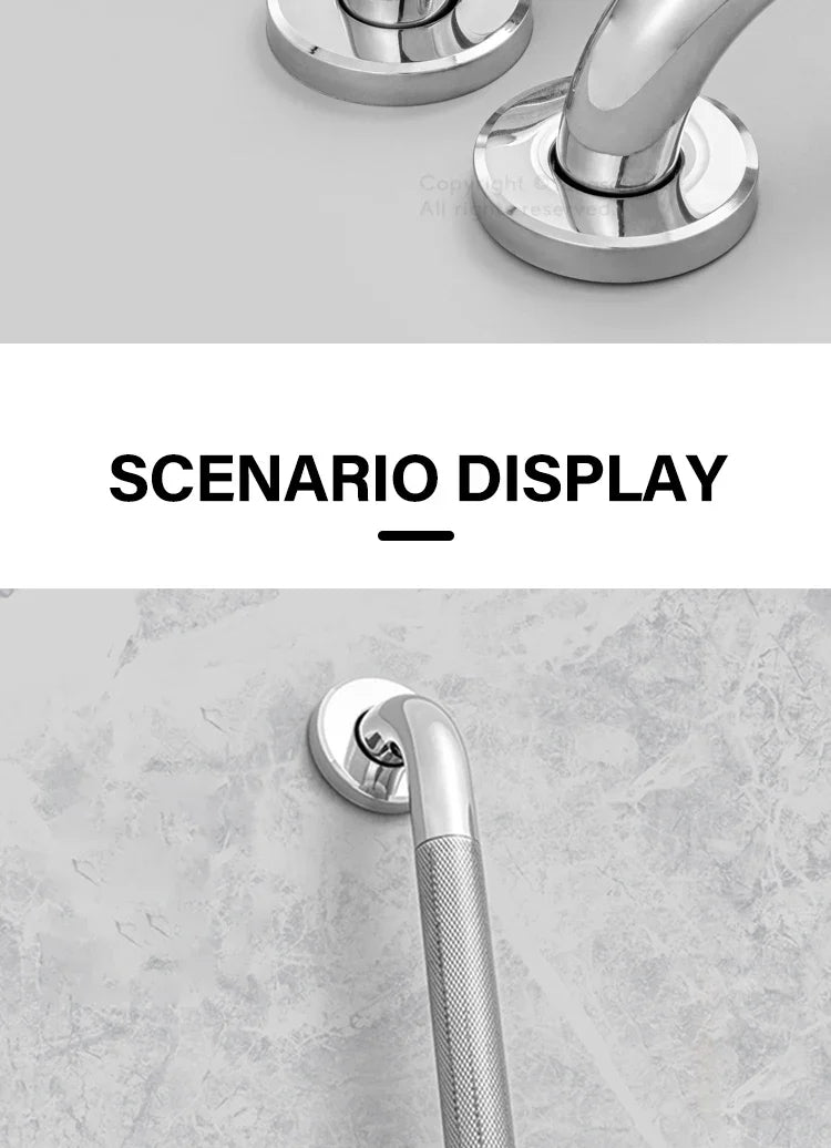 Stainless Steel Grab Bar Anti Slip Shower Safety Support Handle Bathroom Tub Toilet Handrail Prevent Falls Bathroom Fixture