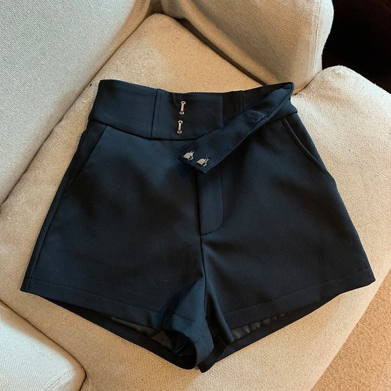 High-Waist Sequin Shorts