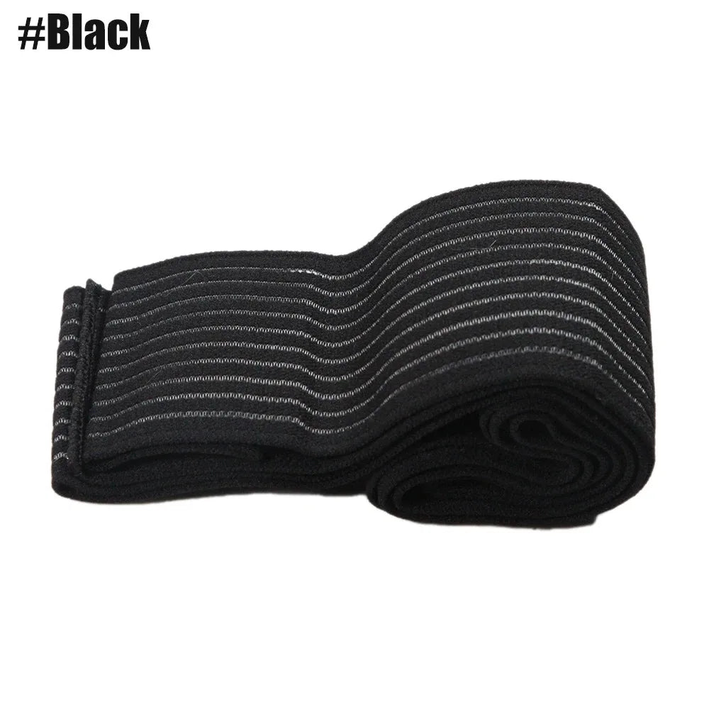 1PC Extra Long Elastic Knee Wrap Bandage Compression Brace Support for Leg Ligaments Stabilizing Squat Basketball Running