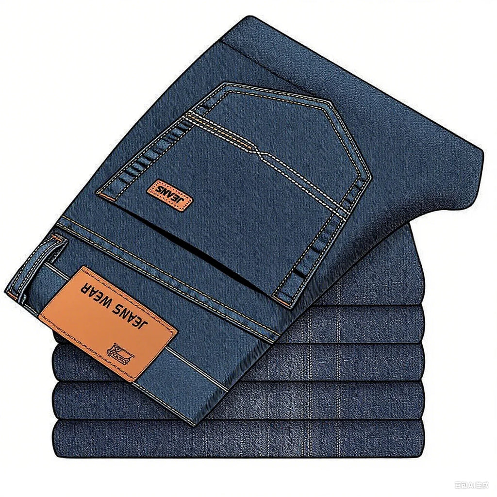 Men's Classic Slim-Fit Stretch Denim Jeans