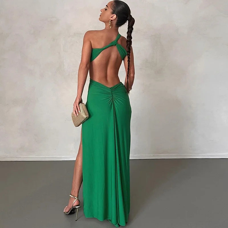 One-Shoulder Cutout Maxi Dress | The Wilder Side