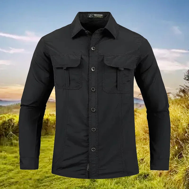 Lightweight Breathable shirt tactical multifunctional shirt outdoor long sleeved work shirt breathable sports sun protection