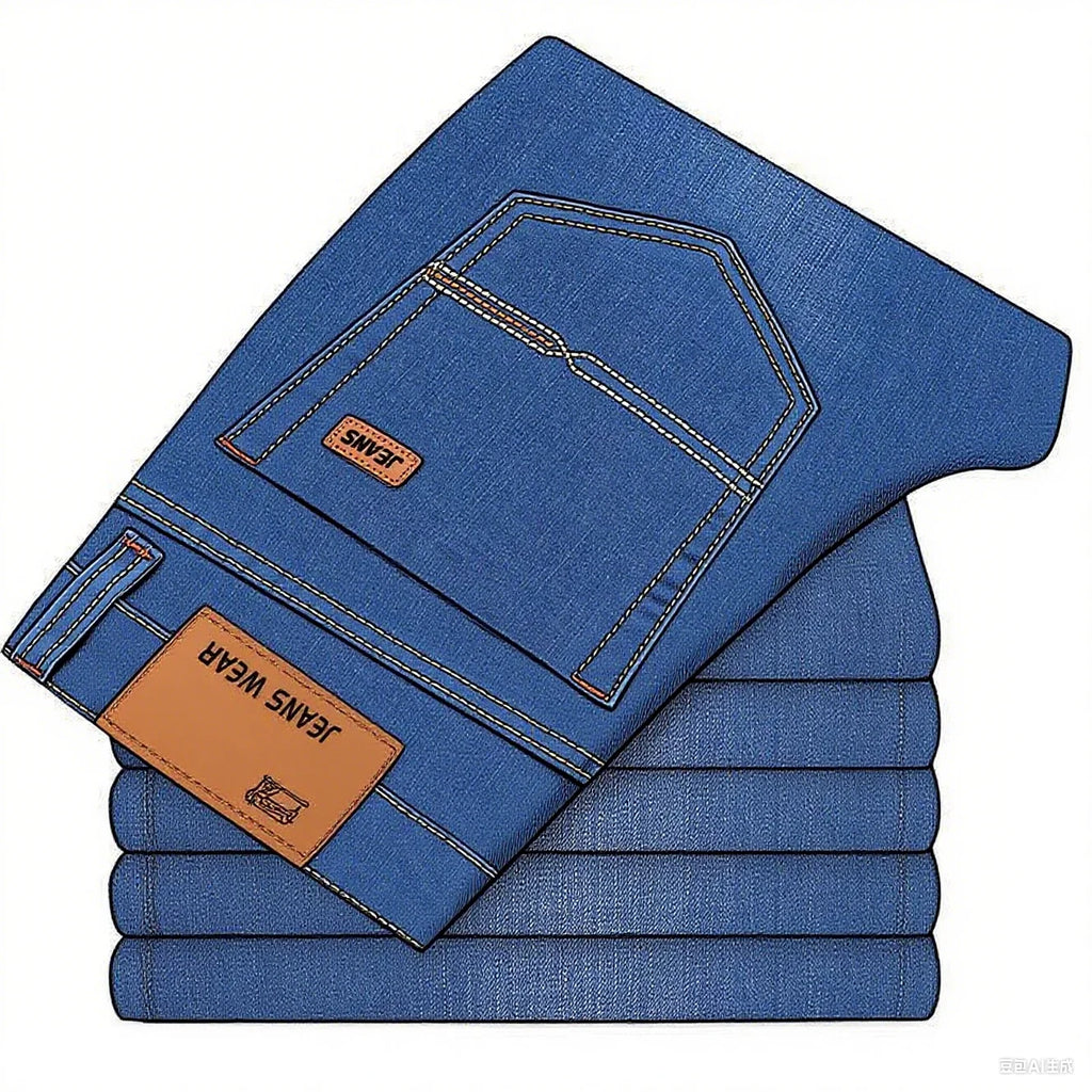 Men's Classic Slim-Fit Stretch Denim Jeans