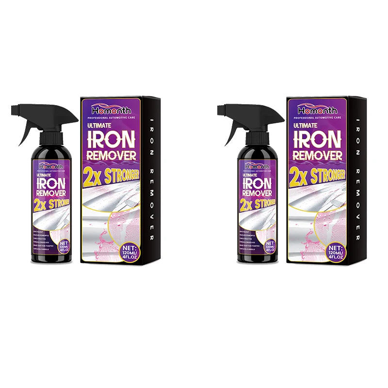 Large Capacity Powerful Car Rust Remover Spray - Exhaust/Wheel Care, Metal Powder Remover.
