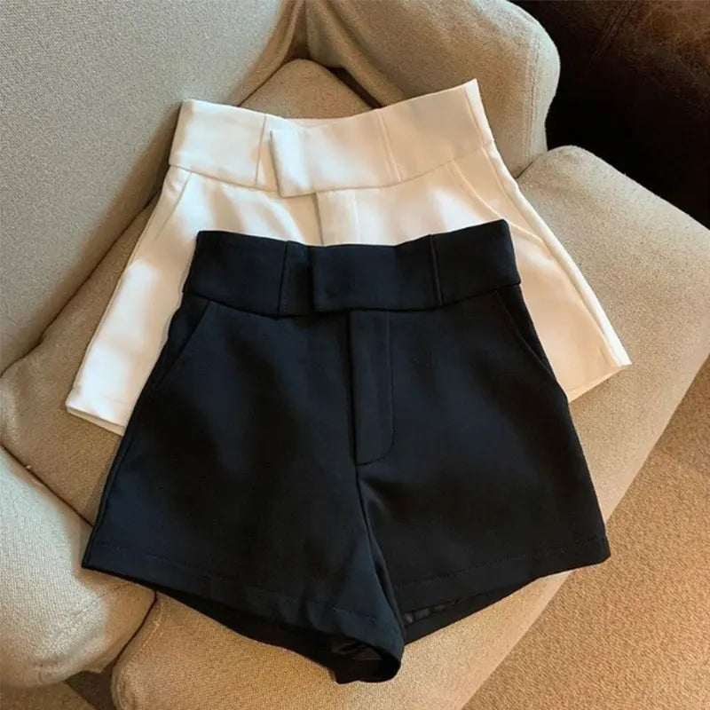 High-Waist Sequin Shorts