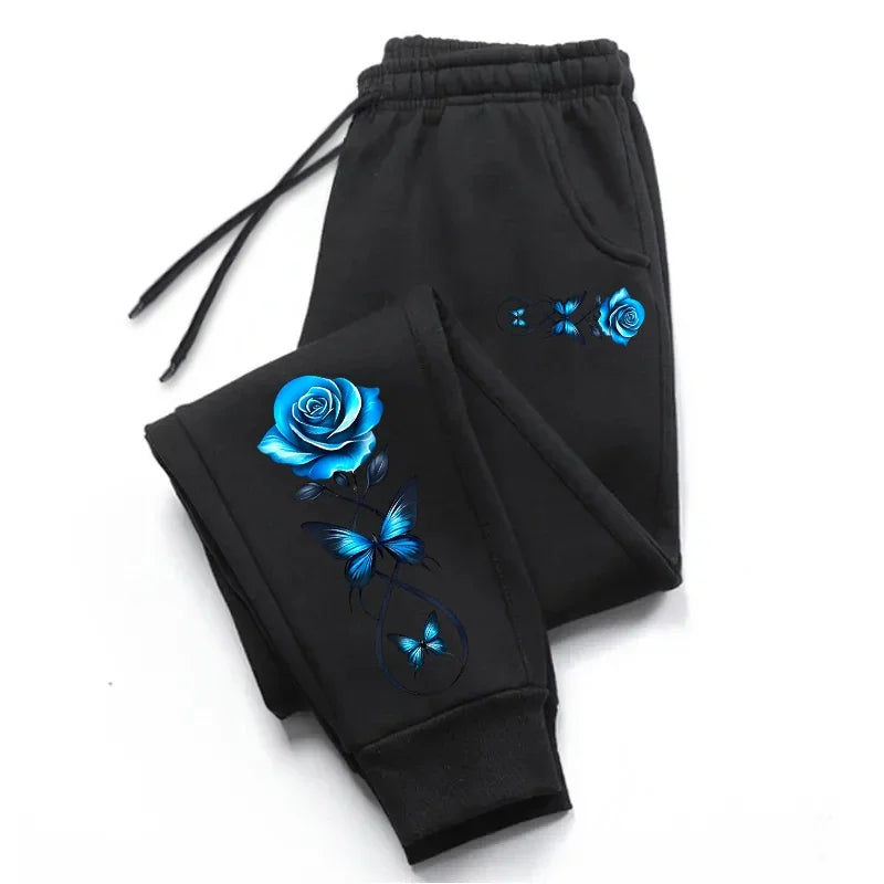 Women's Drawstring Sweatpants — Elastic Waist Jogger Trousers | Casual Sports Outdoor | 4 Colors | S–XXXL